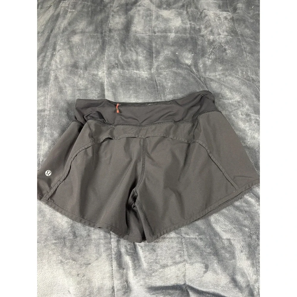 Lululemon Hotty Hot Shorts Black Size 8 Athletic Running‎ Shorts Women - Picture 5 of 7